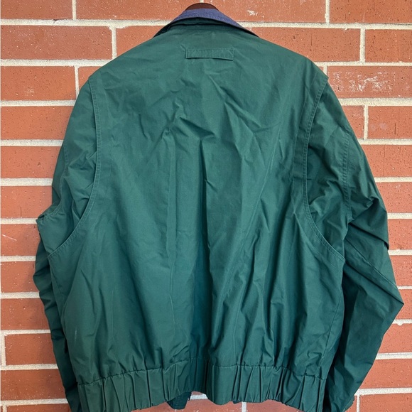 Vintage London Fog Bomber Jacket Forest Green Zip Up Lined (Men’s L) - Picture 2 of 4